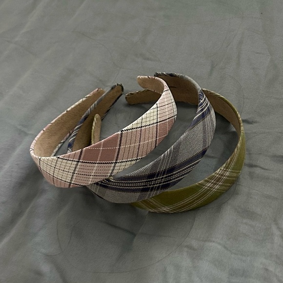 set of 3: y2k plaid academia headbands - Picture 7 of 10